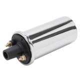 Edelbrock Max-Fire Ignition Coils 22740 Coil, Max Fire, Round, Oil, Chrome, 40,000 Volts, Each thumbnail 4