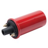Edelbrock Max-Fire Ignition Coils 22741 Coil, Max Fire, Oil Filled, Round, Red, 45,000 Volts, Each thumbnail 2