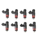 Edelbrock Fuel Injectors 3522 Injectors, Pro-Flo Upgrade, for High hp, 80 lbs./hr., 12.5 Ohms Impedance, EV1, Black with Red Band, Siemens Deka, Set of 8 thumbnail 2