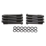 Edelbrock E-Series Head Bolt Kits 85332 Cylinder Bolts, High Performance, Hex, Chromoly, Black Oxide, Washers, Jeep, 4.0L, Kit thumbnail 2