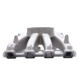 Edelbrock Super Victor Intake Manifolds 28235 Manifold, LS-R Heads Only, 2-Piece, Single Plane, Aluminum, Satin, 4500 Flange, EFI, Each thumbnail 2