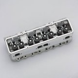 Edelbrock Victor Jr. Cylinder Heads 77589 Head, Jr., Aluminum, Assembled, 64cc Chamber, 215cc Intake, Chevy, 302, 327, 350, 400, Each thumbnail 1