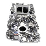 Edelbrock Performer EPS Intake Manifolds 2703-CP Manifold, EPS, Dual Plane, Aluminum, Chrome Plasma Coated, Square Bore, Chevy, Small Block, Each thumbnail 3