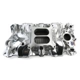Edelbrock Performer EPS Intake Manifolds 27031 Manifold, EPS, Dual Plane, Aluminum, Polished, Square Bore, Chevy Small Block, Each thumbnail 2