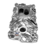 Edelbrock Performer EPS Intake Manifolds 27031 Manifold, EPS, Dual Plane, Aluminum, Polished, Square Bore, Chevy Small Block, Each thumbnail 3