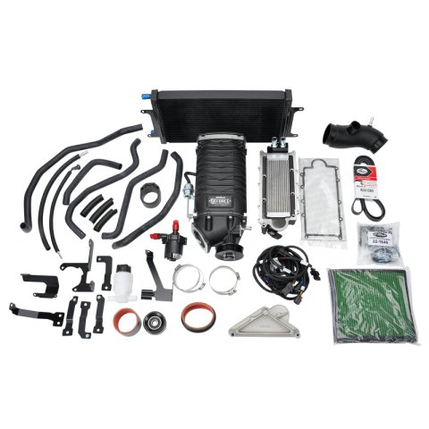 Edelbrock E-Force Colorado/Canyon Stage 1 Street Legal Supercharger Kits for 2017-2020 CANYON, COLORADO - 15180 Supercharger, Street, Eaton TVS R1740, Sepentine, Black Powdercoated, 340 HP-303 TQ, Chevy, GMC V6, without Tune, Kit thumbnail 4