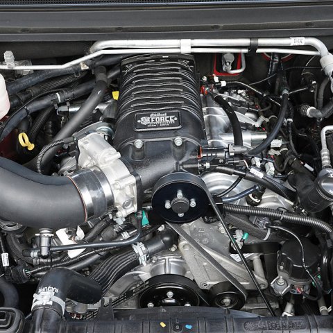 Edelbrock E-Force Colorado/Canyon Stage 1 Street Legal Supercharger Kits for 2017-2020 CANYON, COLORADO - 15180 Supercharger, Street, Eaton TVS R1740, Sepentine, Black Powdercoated, 340 HP-303 TQ, Chevy, GMC V6, without Tune, Kit thumbnail 7