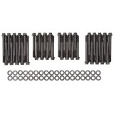 Edelbrock E-Series Head Bolt Kits 85812 Cylinder Bolts, Chromoly, Hex Head, Washers, Chevy, 348, 409, Performer RPM Heads, Kit thumbnail 2