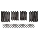 Edelbrock E-Series Head Bolt Kits 85812 Cylinder Bolts, Chromoly, Hex Head, Washers, Chevy, 348, 409, Performer RPM Heads, Kit thumbnail 4