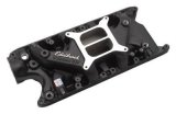 Edelbrock Performer Intake Manifolds 2121-BP Manifold, Performer, Dual Plane, Aluminum, Black Plasma Coated, 4-Barrel, Square Bore, Ford, 260, 289, 302, Each thumbnail 1