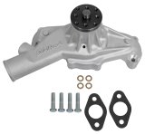Edelbrock Victor Series High Performance Street Mechanical Water Pumps 88540 Pump, Mechanical, Short, High-Volume, Aluminum, Natural, Reverse Rotation, Chevy, Big Block, Each thumbnail 1