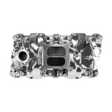 Edelbrock Performer RPM Intake Manifolds 7101-CP Manifold, RPM, Dual Plane, Aluminum, Chrome Plasma Coated, Square Bore, Chevy, Small Block, Each thumbnail 3