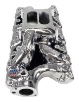Edelbrock Performer RPM Air-Gap Intake Manifolds 7521-CP Manifold, Air Gap, Dual Plane, Aluminum, Chrome Plasma Coated, Square Bore, Ford, 289/302, Each thumbnail 4