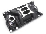 Edelbrock Performer EPS Intake Manifolds 2716-BP Manifold, Vortec, Dual Plane, Aluminum, Black Plasma Coated, Chevy, Vortec, E-Tec, Each thumbnail 1