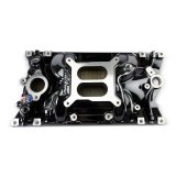 Edelbrock Performer EPS Intake Manifolds 2716-BP Manifold, Vortec, Dual Plane, Aluminum, Black Plasma Coated, Chevy, Vortec, E-Tec, Each thumbnail 4