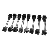Edelbrock Fuel Injector Adapters 3533 Connector Adapter, EV1 Wiring Harness to Multec 2 Injector, 4.000 in. Long, Set of 8 thumbnail 2