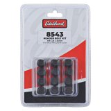Edelbrock Header Bolt Kits 8543 Fasteners, Kits, Flanged, M8 x 1.25 Thread Size, Steel, Black Oxide, 0.984 in. Underhead Length, Set of 12 thumbnail 1