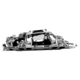 Edelbrock Performer RPM Air-Gap Intake Manifolds 7561-CP Manifold, Air Gap, Dual Plane, Aluminum, Chrome Plasma Coated, Chevy, Big Block, Oval Port, Std. Deck thumbnail 6