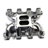 Edelbrock Performer RPM LS1 Intake Manifolds 71187-CP Manifold, RPM, Carbureted, Aluminum, Chrome Plasma Coated, Dual Plane, Cathedral Port, Chevy, 4.8, 5.3, 5.7, 6.0L, Each thumbnail 4