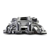 Edelbrock Performer RPM LS1 Intake Manifolds 71187-CP Manifold, RPM, Carbureted, Aluminum, Chrome Plasma Coated, Dual Plane, Cathedral Port, Chevy, 4.8, 5.3, 5.7, 6.0L, Each thumbnail 7