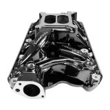Edelbrock Performer RPM Air-Gap Intake Manifolds 7581-BP Manifold, Air Gap, Dual Plane, Black Plasma Coated, Natural, Square Bore, Ford, 351W, Each thumbnail 5