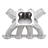 Edelbrock Super Victor Intake Manifolds 2823 Manifold, LS-R, 2-Piece, Single Plane, Aluminum, Satin, 4500 Flange, Each thumbnail 2