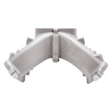 Edelbrock Super Victor Intake Manifolds 2823 Manifold, LS-R, 2-Piece, Single Plane, Aluminum, Satin, 4500 Flange, Each thumbnail 4