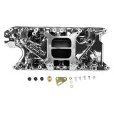 Edelbrock Performer Intake Manifolds 2121-CP Manifold, Performer, Dual Plane, Aluminum, Chrome Plasma Coated, 4-Barrel, Square Bore, Ford, 260, 289, 302, Each thumbnail 3