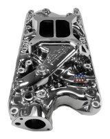 Edelbrock Performer Intake Manifolds 2121-CP Manifold, Performer, Dual Plane, Aluminum, Chrome Plasma Coated, 4-Barrel, Square Bore, Ford, 260, 289, 302, Each thumbnail 6