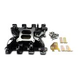 Edelbrock Performer RPM LS1 Intake Manifolds 71187-BP Manifold, RPM, Carbureted, Aluminum, Black Plasma Coated, Dual Plane, Cathedral Port, Chevy, 4.8, 5.3, 5.7, 6.0L, Each thumbnail 3