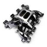 Edelbrock Performer RPM LS1 Intake Manifolds 71187-BP Manifold, RPM, Carbureted, Aluminum, Black Plasma Coated, Dual Plane, Cathedral Port, Chevy, 4.8, 5.3, 5.7, 6.0L, Each thumbnail 5