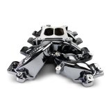 Edelbrock Performer RPM LS1 Intake Manifolds 71187-BP Manifold, RPM, Carbureted, Aluminum, Black Plasma Coated, Dual Plane, Cathedral Port, Chevy, 4.8, 5.3, 5.7, 6.0L, Each thumbnail 6