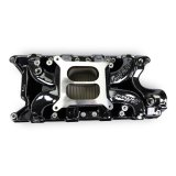 Edelbrock Performer RPM Air-Gap Intake Manifolds 7521-BP Manifold, Air Gap, Dual Plane, Aluminum, Black Plasma Coated, Square Bore, Ford, 289/302, Each thumbnail 4