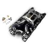 Edelbrock Performer RPM Air-Gap Intake Manifolds 7521-BP Manifold, Air Gap, Dual Plane, Aluminum, Black Plasma Coated, Square Bore, Ford, 289/302, Each thumbnail 5