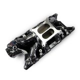 Edelbrock Performer RPM Air-Gap Intake Manifolds 7521-BP Manifold, Air Gap, Dual Plane, Aluminum, Black Plasma Coated, Square Bore, Ford, 289/302, Each thumbnail 6