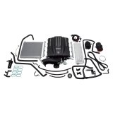 Edelbrock E-Force GM Truck and SUV Stage 1 Street Legal Supercharger Kits 15790 System, E-Force, Serpentine, Black Powdercoated, Intercooler, Chevy, GMC, 6.2L, Kit thumbnail 2