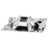 Edelbrock Performer RPM Air-Gap Intake Manifolds 7516-CP Manifold, Air Gap, Dual Plane, Aluminum, Chrome Plasma Coated, Square Bore, Chevy, Vortec/E-Tec, Each thumbnail 1