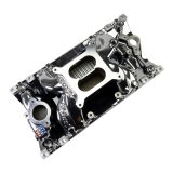 Edelbrock Performer RPM Air-Gap Intake Manifolds 7516-CP Manifold, Air Gap, Dual Plane, Aluminum, Chrome Plasma Coated, Square Bore, Chevy, Vortec/E-Tec, Each thumbnail 4