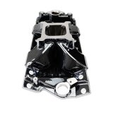 Edelbrock Victor Jr. Intake Manifolds 2975-BP Manifold, Jr., Single Plane, Aluminum, Black Plasma Coated, Square Bore, Chevy, Small Block, Each thumbnail 5