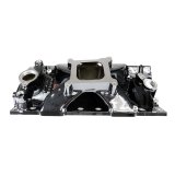 Edelbrock Victor Jr. Intake Manifolds 2975-BP Manifold, Jr., Single Plane, Aluminum, Black Plasma Coated, Square Bore, Chevy, Small Block, Each thumbnail 7