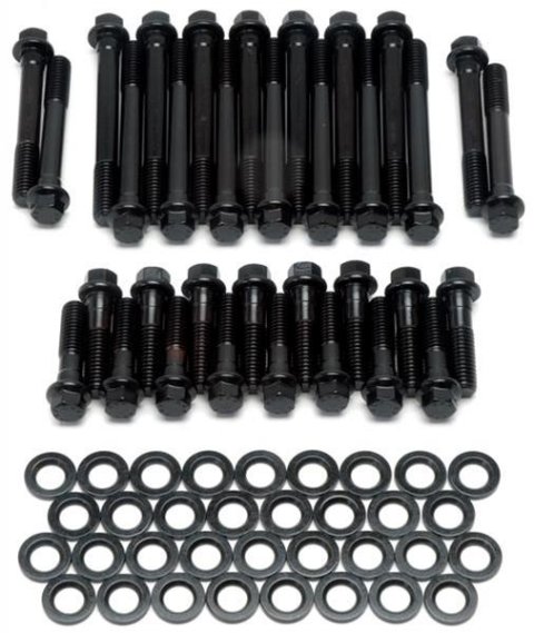 Edelbrock E-Street Cylinder Heads 2240 Heads, E-Street, Aluminum, Assembled, 64cc Chamber, 185cc Intake Runner, Head Bolts and Head Gasket Set Included, Chevy, Small Block, Kit thumbnail 6