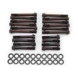 Edelbrock E-Series Head Bolt Kits 85612 Kit, Bolt, Hex Head, Chromoly, Black Oxide, Pontiac, Performer Cylinder Heads, Kit thumbnail 1