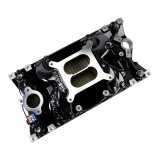 Edelbrock Performer RPM Air-Gap Intake Manifolds 7516-BP Manifold, Air Gap, Dual Plane, Aluminum, Black Plasma Coated, Square Bore, Chevy, Vortec/E-Tec, Each thumbnail 4