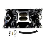 Edelbrock Performer RPM Air-Gap Intake Manifolds 7516-BP Manifold, Air Gap, Dual Plane, Aluminum, Black Plasma Coated, Square Bore, Chevy, Vortec/E-Tec, Each thumbnail 5