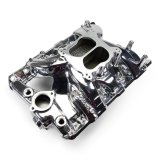 Edelbrock Performer RPM Intake Manifolds 7156-CP Manifold, RPM, Dual Plane, Aluminum, Chrome Plasma Coat, Square/Spread Bore, Pontiac, 326-455, Each thumbnail 2