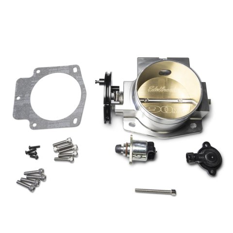 Edelbrock Victor LS Throttle Bodies 3970 Body Assembly, Cable Driven, Billet Aluminum, Clear Anodized, 90mm, LS, Gen III/IV, Chevy, GMC, Pontiac, Cadillac, Each thumbnail 4