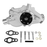 Edelbrock Victor Series High Performance Street Mechanical Water Pumps for 1984-1991 CORVETTE - 88150 Pump, Mechanical, Short, High-Volume, Aluminum, Natural, Counterclockwise, Chevy, 350, Each thumbnail 2