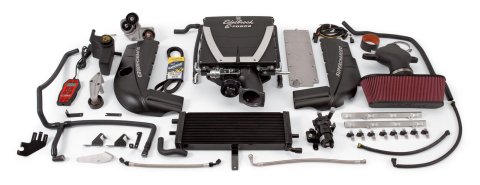 Edelbrock E-Force Corvette C6 Stage 1 Street Legal Supercharger Kits for 2008-2013 CORVETTE - 1590 System, E-Force, Corvette, Serpentine, Non Dry Sump Models Only, Chevy, LS3, 6.2L, Kit