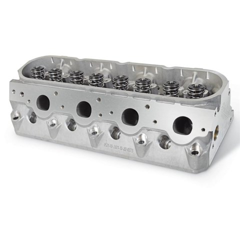 Edelbrock E-Street Cylinder Heads 77620 Heads, E-Street, 15-Degree, for GM LS3, with 0.570 in. Lift, Aluminum, Assembled, Stainless Steel Valves, Chevy, Pair