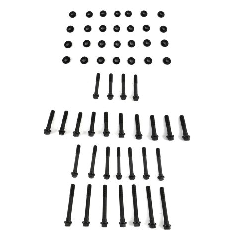 Edelbrock E-Series Head Bolt Kits 85312 Cylinder Bolts, Hex Head, AMC 1967-69, V8, with Stock, Performer, Performer RPM Heads, Kit